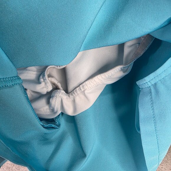 Womens Gap Fit Blue Athletic Running Shorts Lined 3" Inseam Elastic Waist Size S - Picture 4 of 11